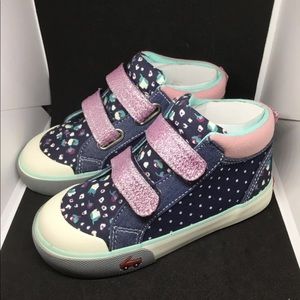 See Kai Run Kids Sneakers - Navy and Pink